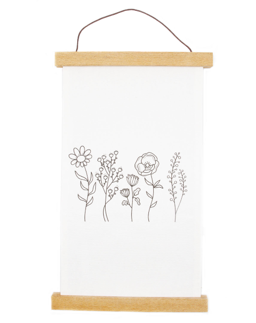 Fabric Wall Hanging - Frame Not Included