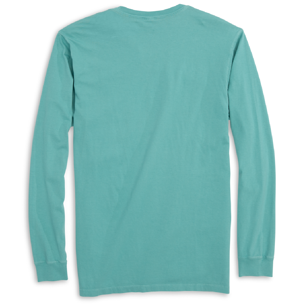 Freshwater Born Linear Logo Men's Cotton Long Sleeve Shirt