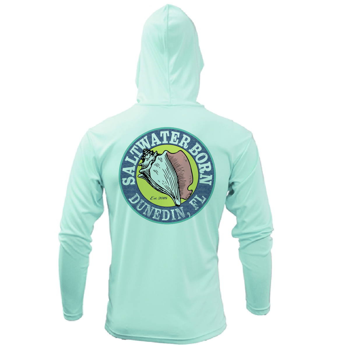 Dunedin, FL State of Florida Long Sleeve UPF 50+ Dry-Fit Hoodie