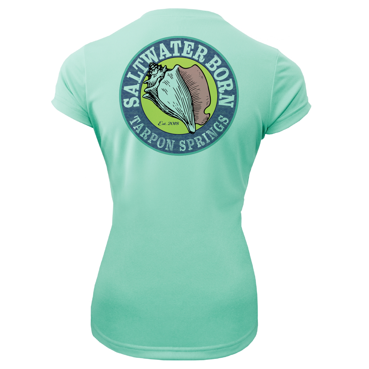 Tarpon Springs Florida Girl Women's Short Sleeve UPF 50+ Dry-Fit Shirt