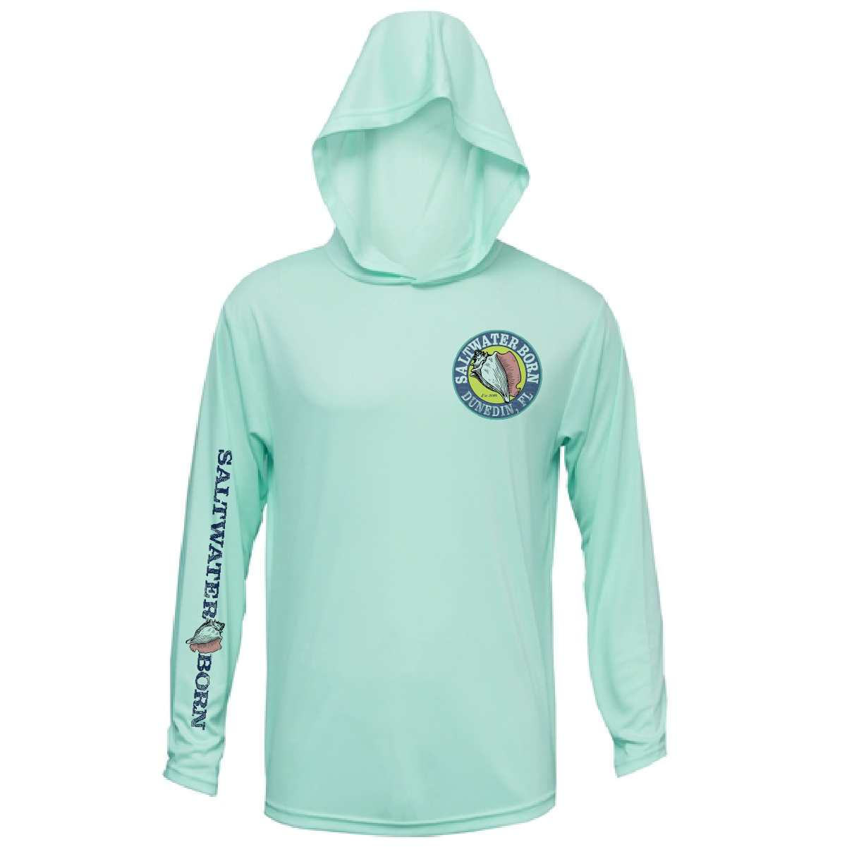 Dunedin, FL Action Tarpon Long Sleeve UPF 50+ Dry-Fit Hoodie