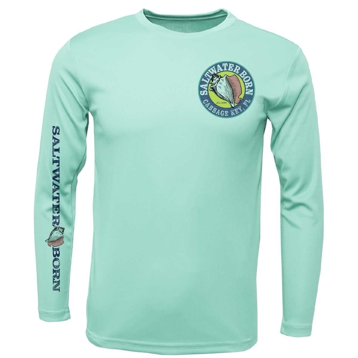 Cabbage Key, FL Kraken Long Sleeve UPF 50+ Dry-Fit Shirt