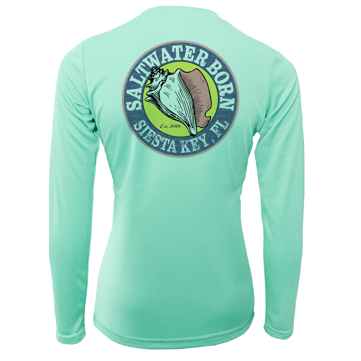 Siesta Key Florida Girl Long Sleeve UPF 50+ Dry-Fit Shirt