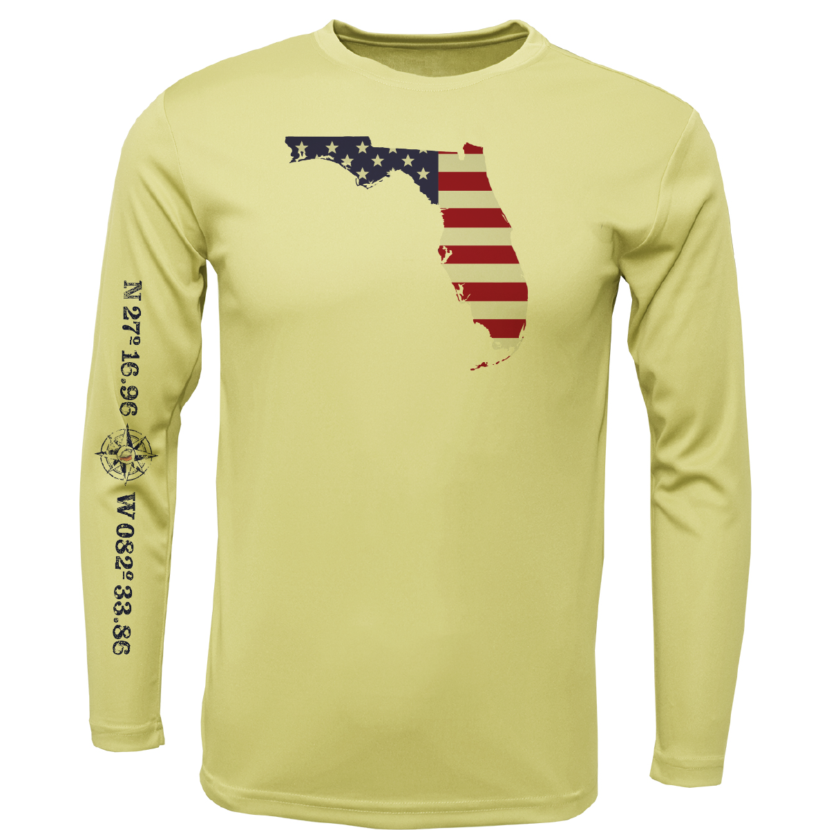 Siesta Key, FL Florida USA Long Sleeve UPF 50+ Dry-Fit Shirt