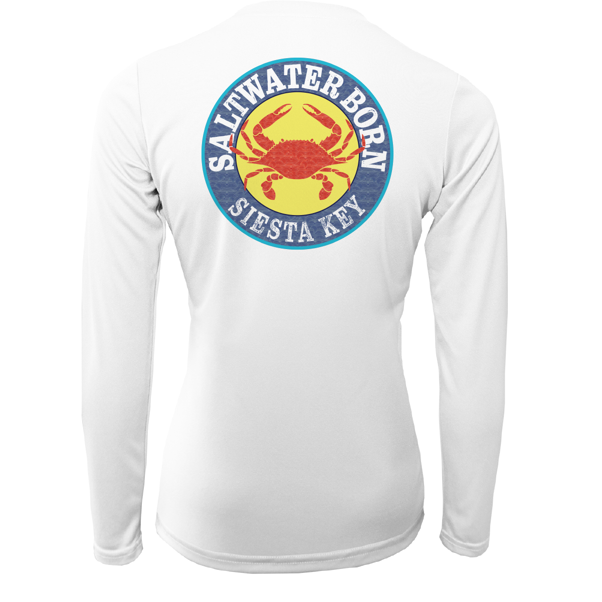 Siesta Key Steamed Crab Women's Long Sleeve UPF 50+ Dry-Fit Shirt