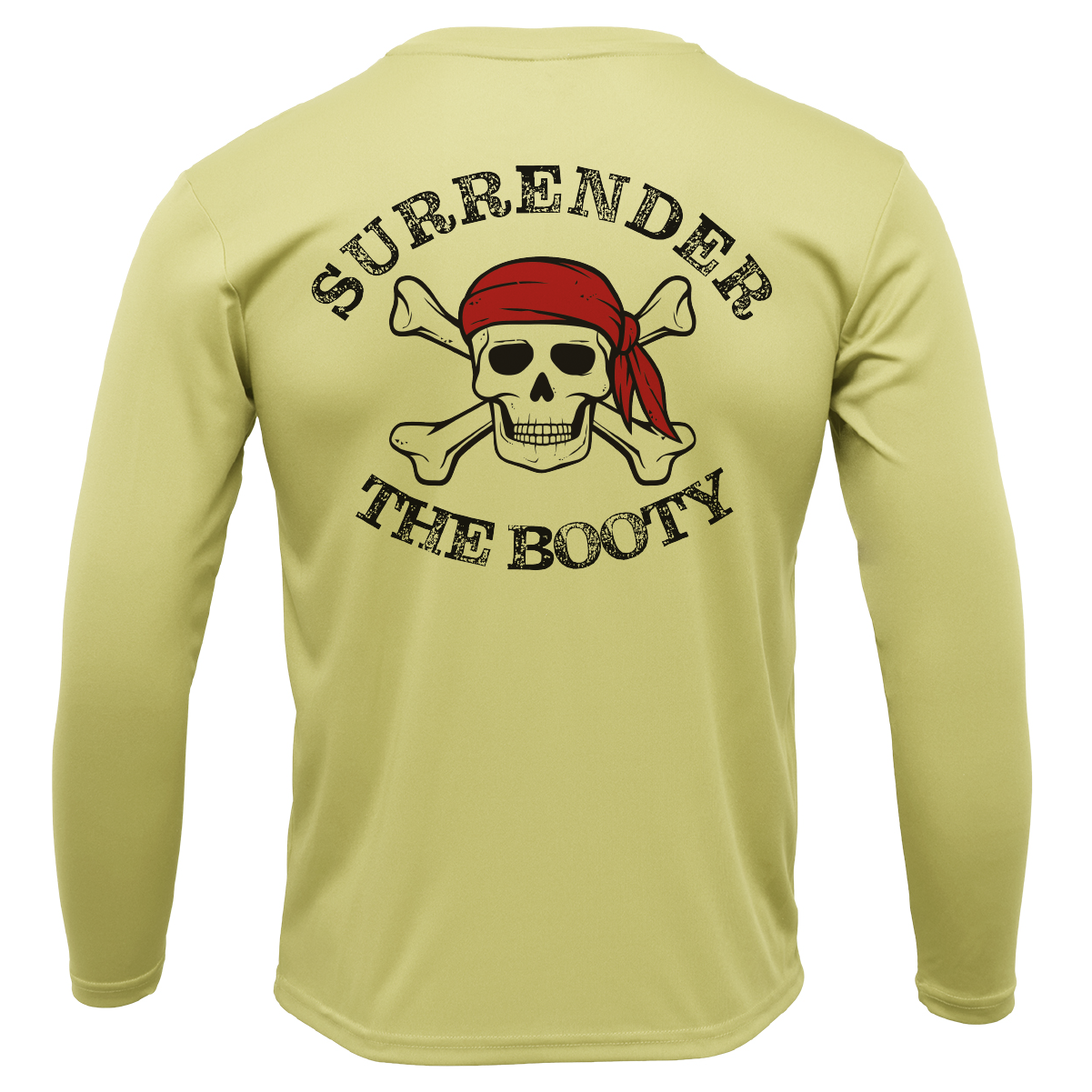 Florida Freshwater Born "Surrender The Booty" Boy's Long Sleeve UPF 50+ Dry-Fit Shirt