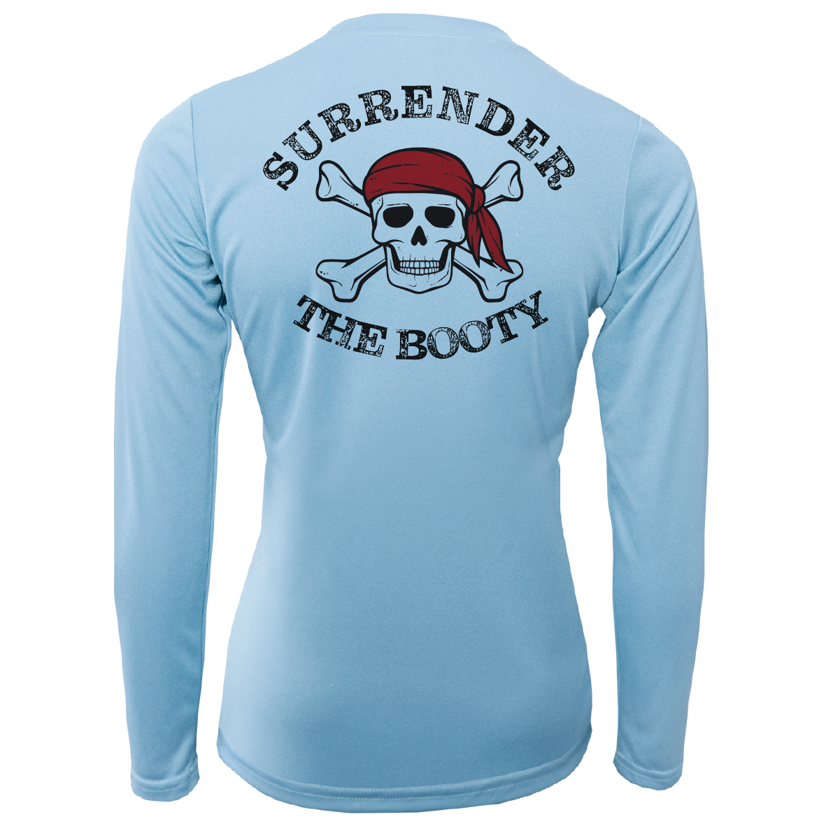 Florida Freshwater Born "Surrender The Booty" Women's Long Sleeve UPF 50+ Dry-Fit Shirt