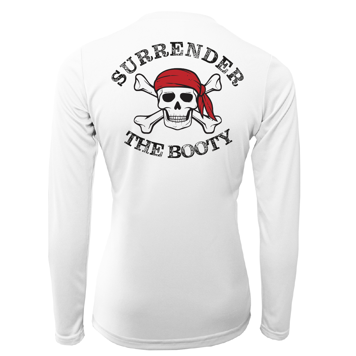 Siesta Key "Surrender The Booty" Women's Long Sleeve UPF 50+ Dry-Fit Shirt