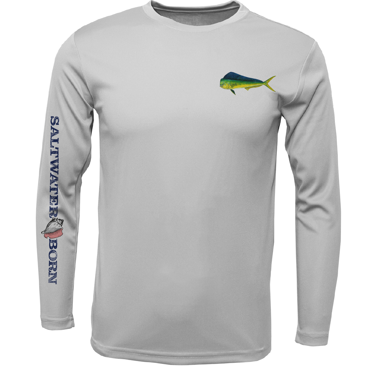 SK Mahi on Chest Long Sleeve UPF 50+ Dry-Fit Shirt