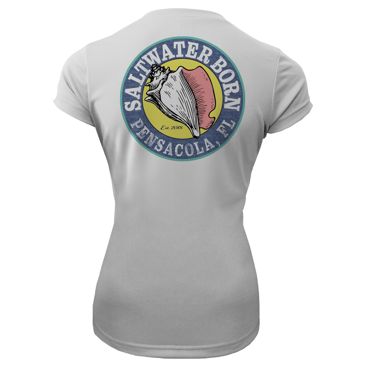 Pensacola, FL "Life Is Better At The Beach" Turtle Women's Short Sleeve UPF 50+ Dry-Fit Shirt