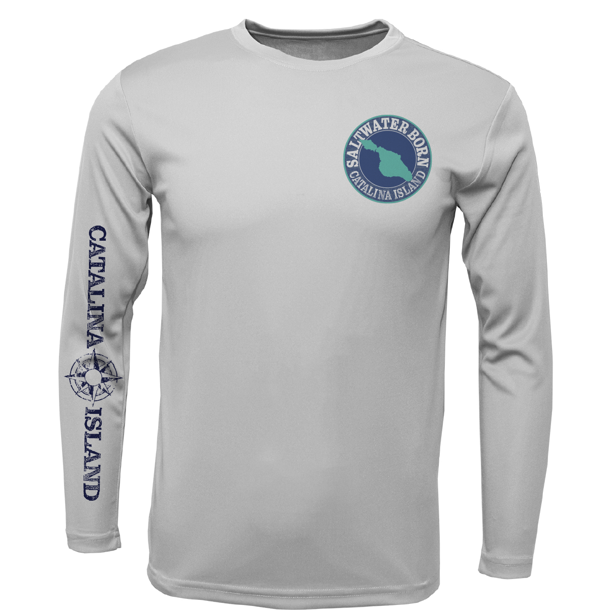 Catalina Island, CA Kraken Girl's Long Sleeve UPF 50+ Dry-Fit Shirt