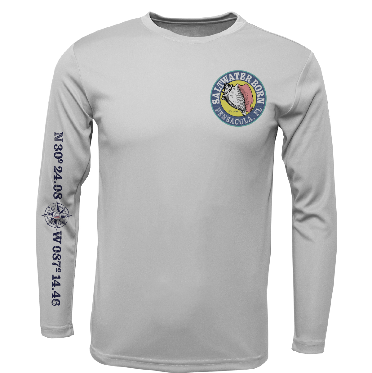 Pensacola, FL Kraken Long Sleeve UPF 50+ Dry-Fit Shirt