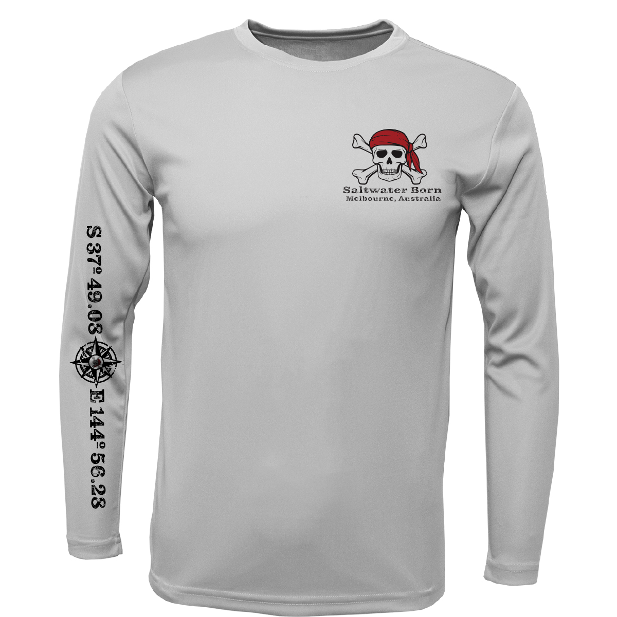 Melbourne, Australia "All for Rum and Rum For All" Long Sleeve UPF 50+ Dry-Fit Shirt