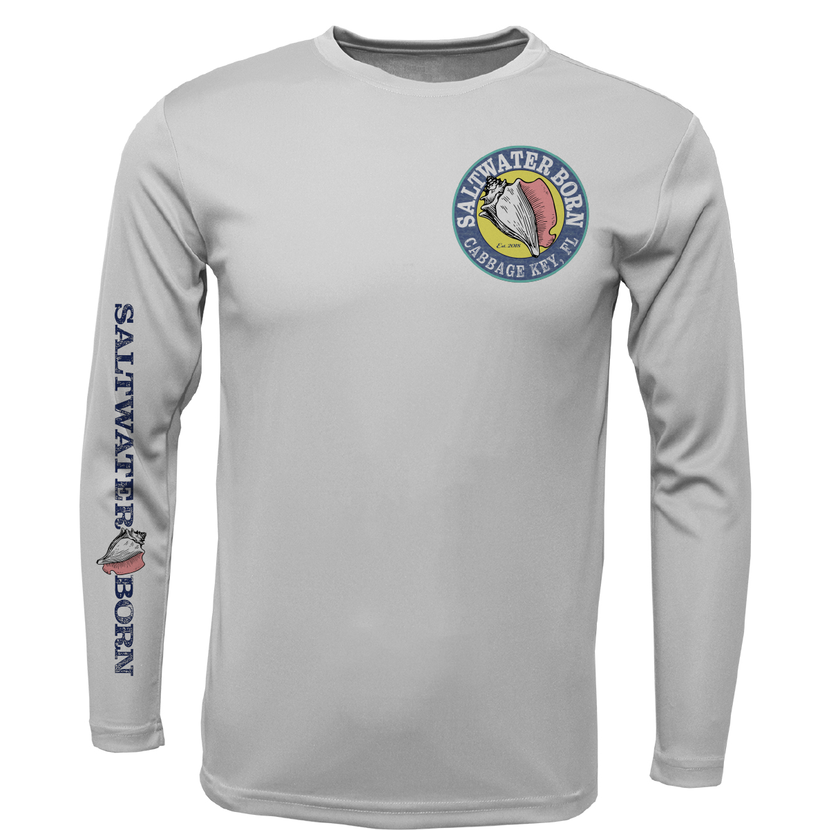 Cabbage Key, FL Kraken Long Sleeve UPF 50+ Dry-Fit Shirt