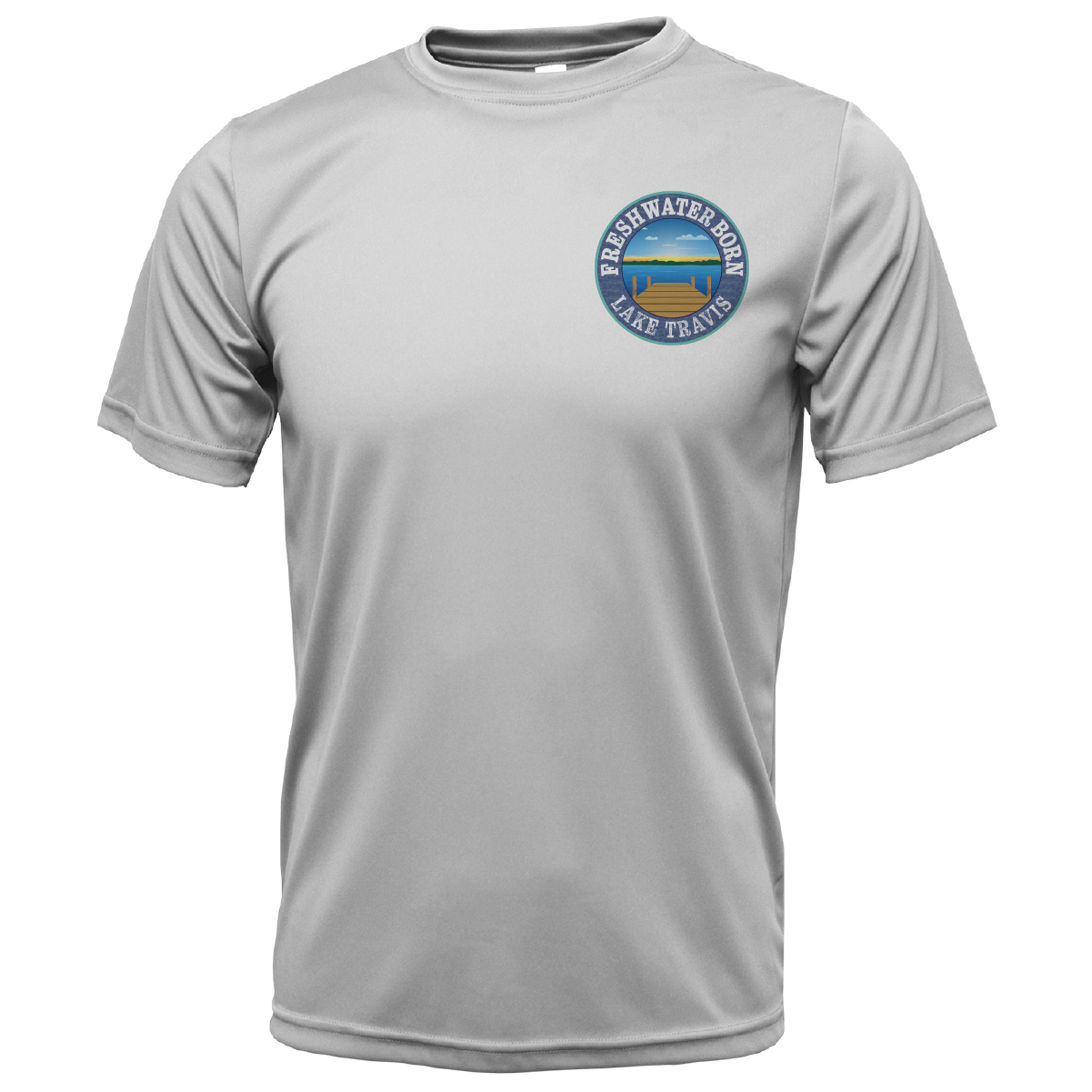 Lake Travis "All For Rum and Rum For All" Men's Short Sleeve UPF 50+ Dry-Fit Shirt