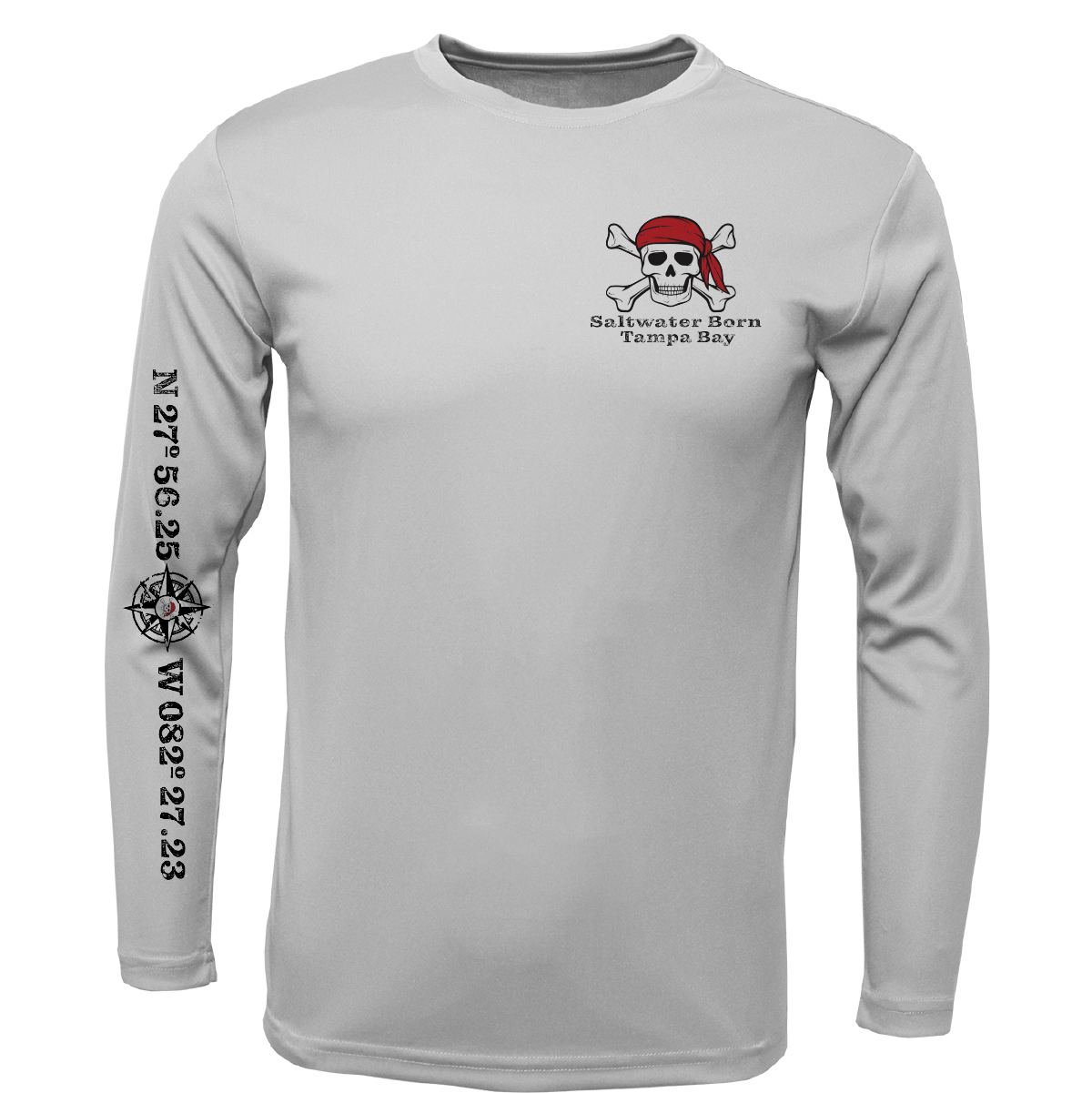 Tampa Bay, FL "All For Rum and Rum For All" Men's Long Sleeve UPF 50+ Dry-Fit Shirt