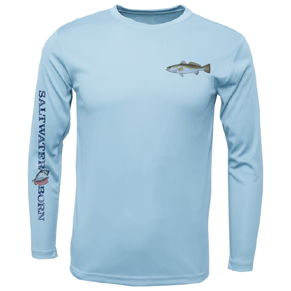 Trout on Chest Long Sleeve UPF 50+ Dry-Fit Shirt