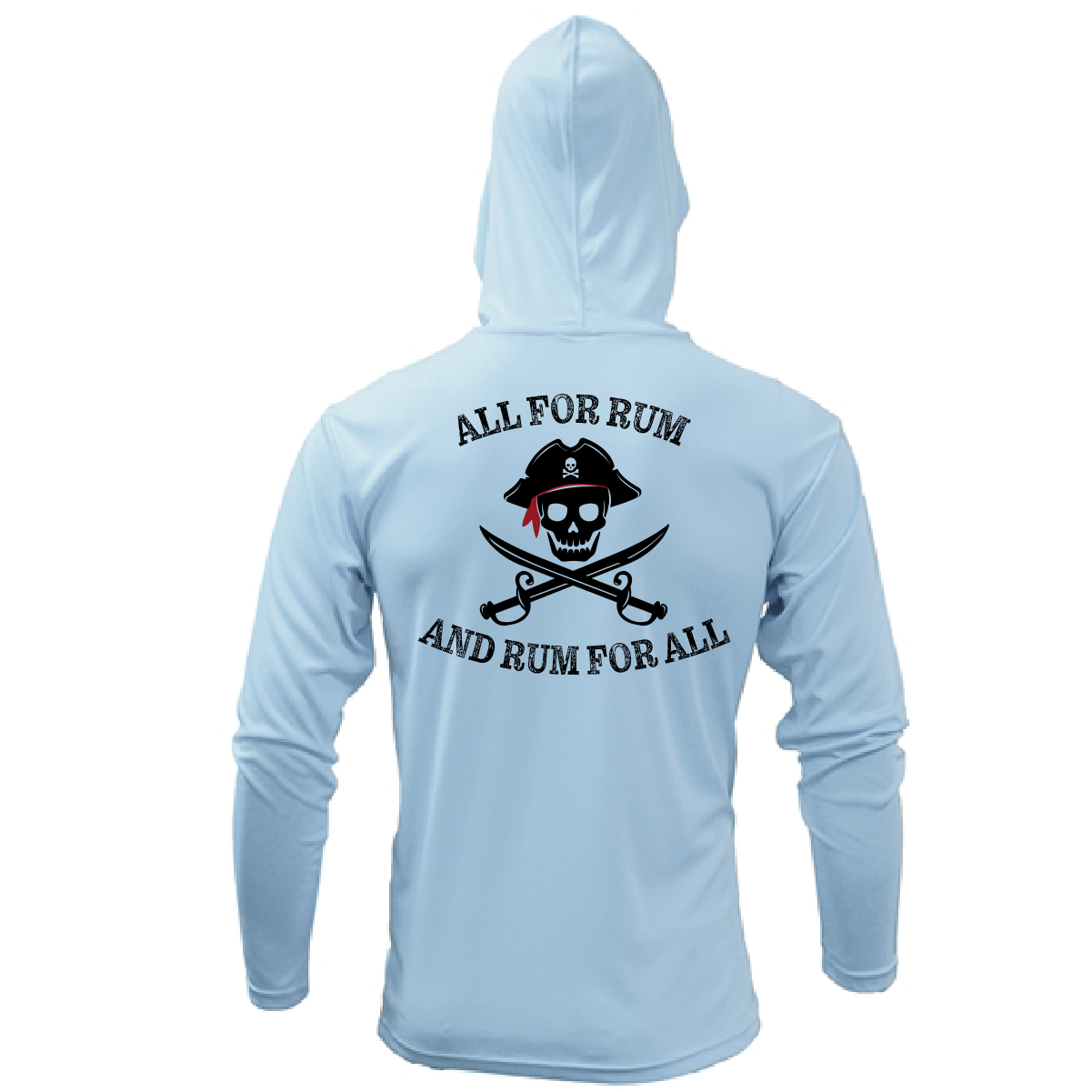 Pensacola, FL "All for Rum and Rum for All" Long Sleeve UPF 50+ Dry-Fit Hoodie
