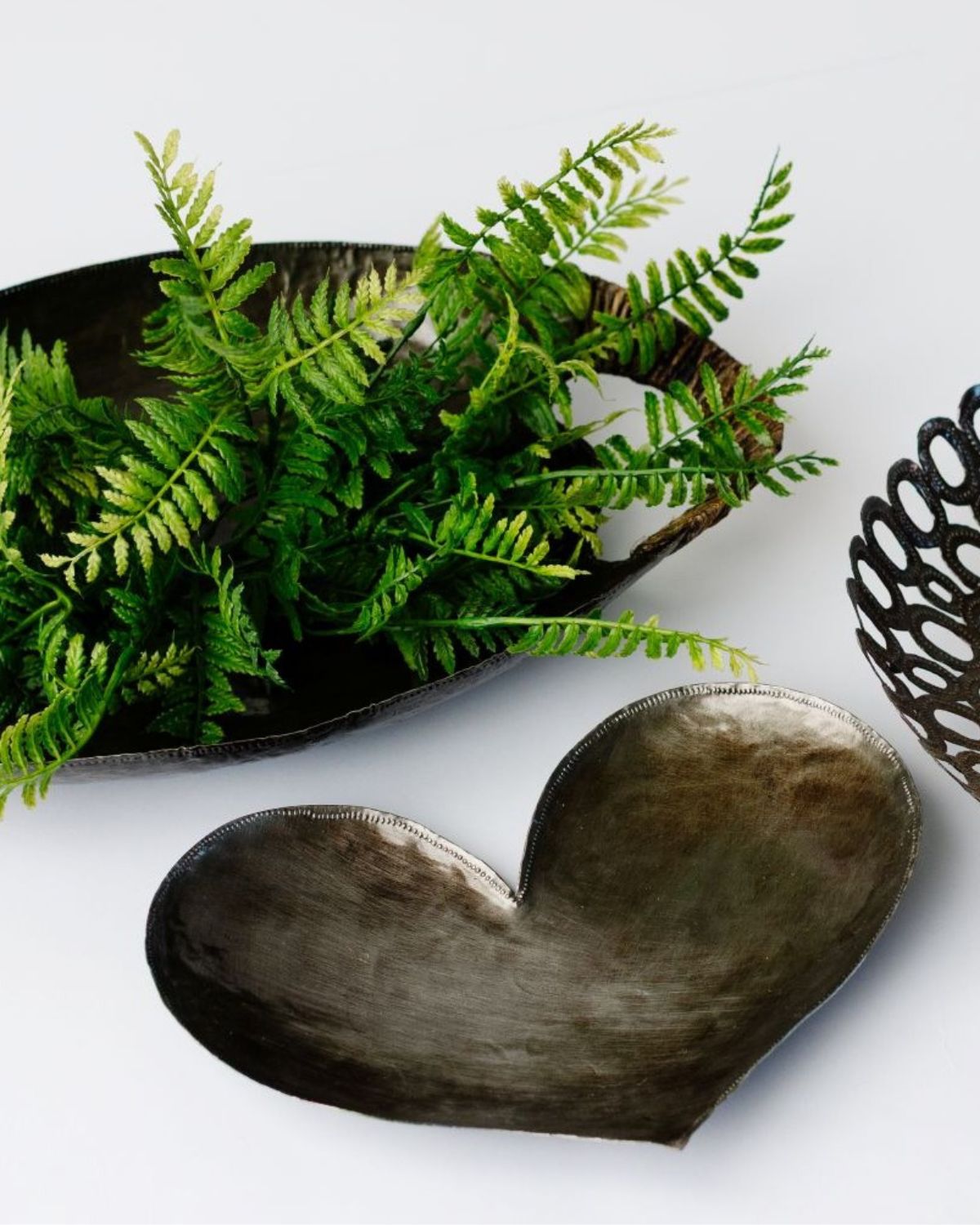 Metal Heart Bowl