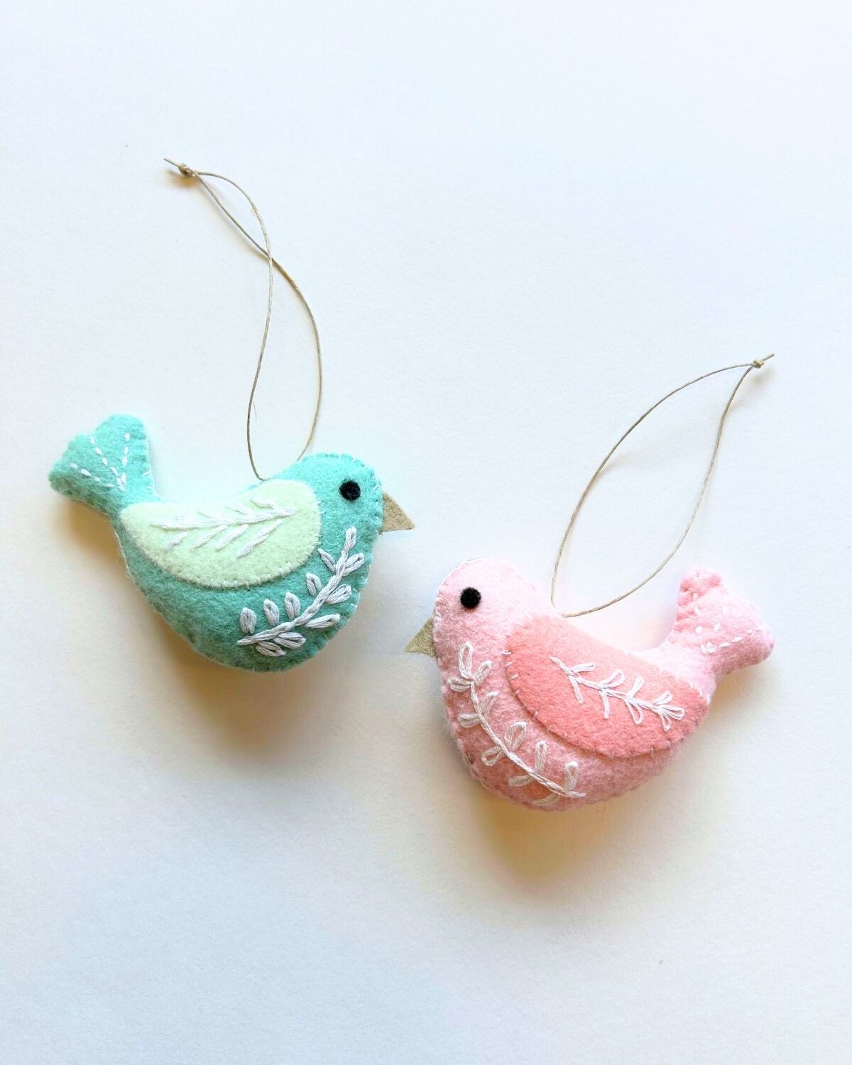Pastel Bird Ornament
