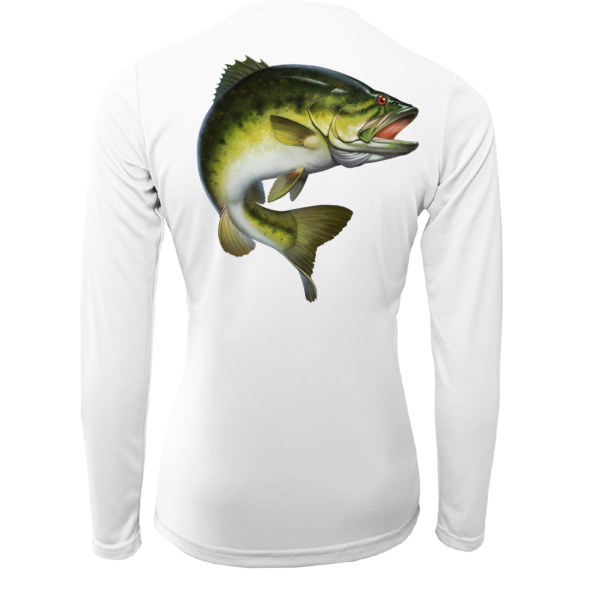 Florida Freshwater Born Largemouth Bass Women's Long Sleeve UPF 50+ Dry-Fit Shirt