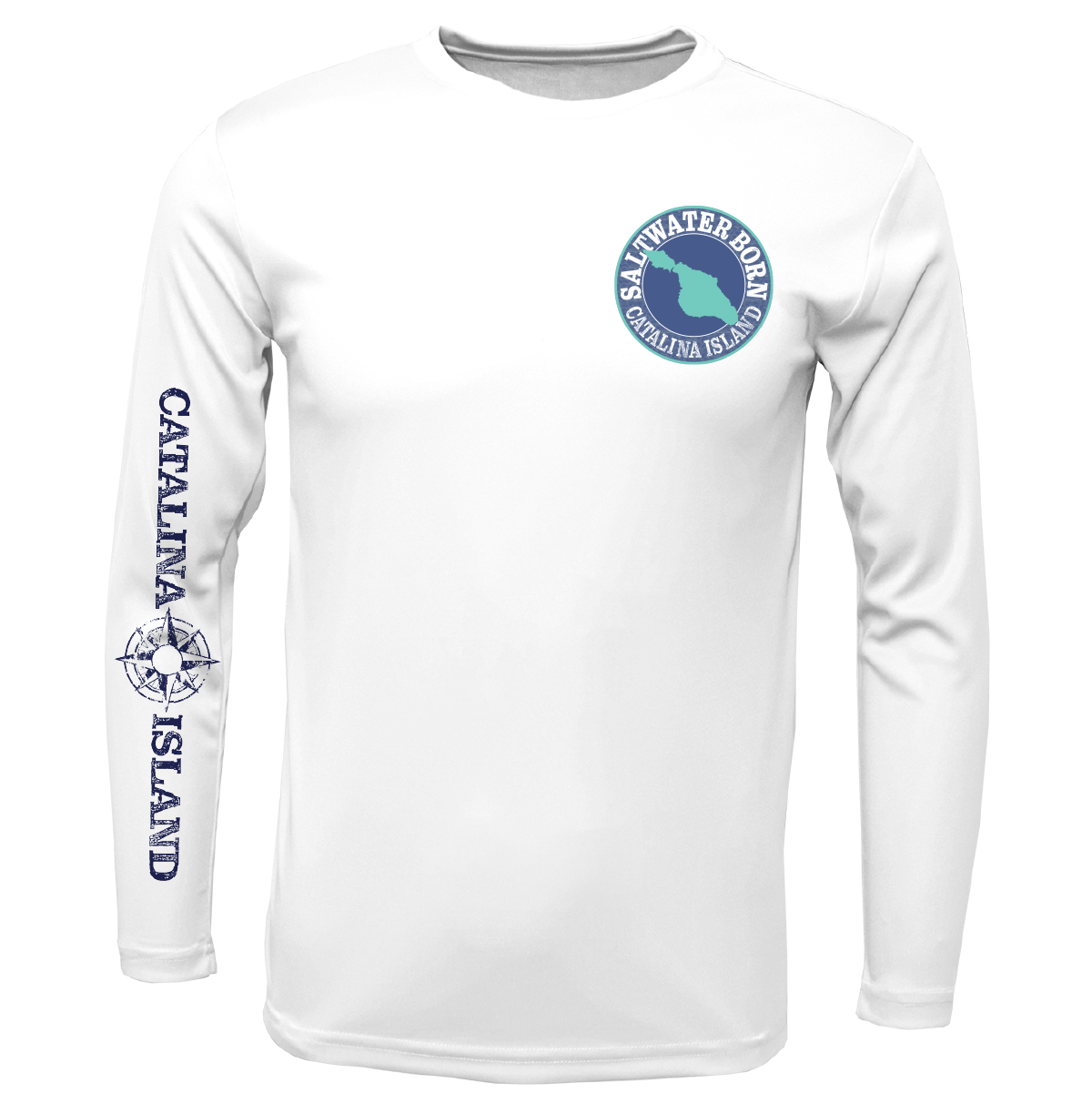 Catalina Island, CA Kraken Boy's Long Sleeve UPF 50+ Dry-Fit Shirt