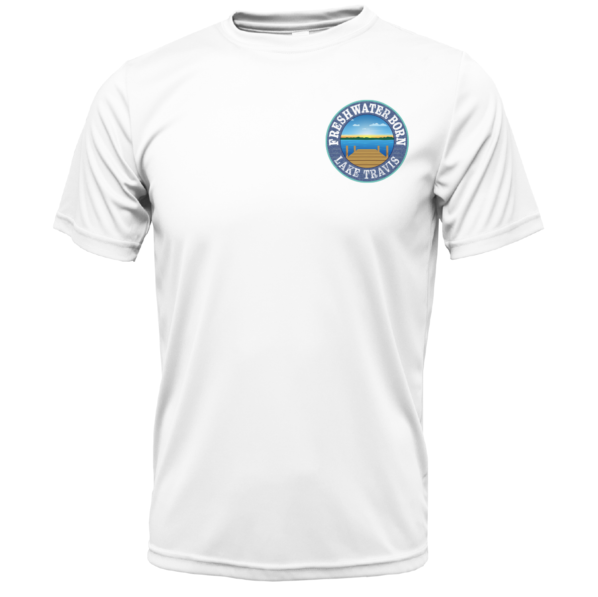 Lake Travis "All For Rum and Rum For All" Men's Short Sleeve UPF 50+ Dry-Fit Shirt