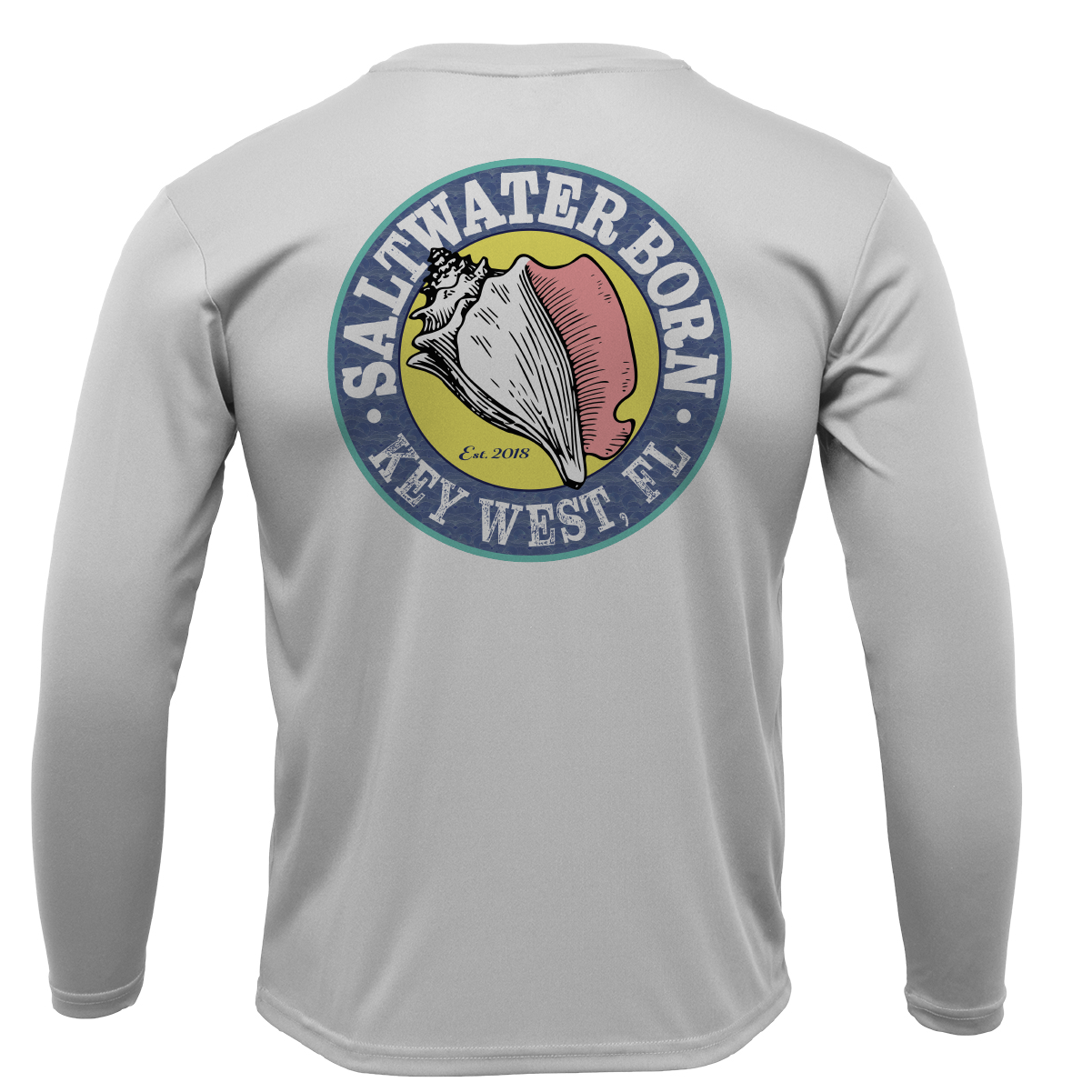 Key West, FL USA Born Long Sleeve UPF 50+ Dry-Fit Shirt