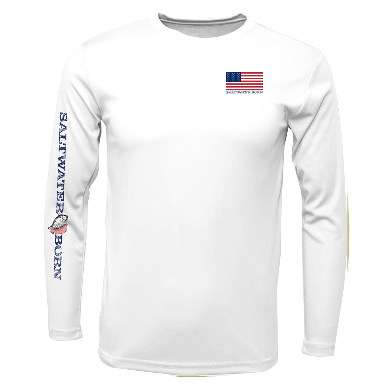 USA Trout Long Sleeve UPF 50+ Dry-Fit Shirt