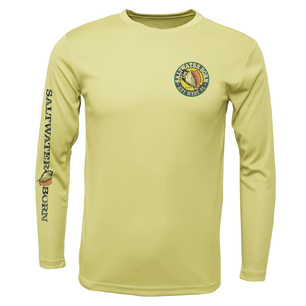 Key West, FL Permit Long Sleeve UPF 50+ Dry-Fit Shirt