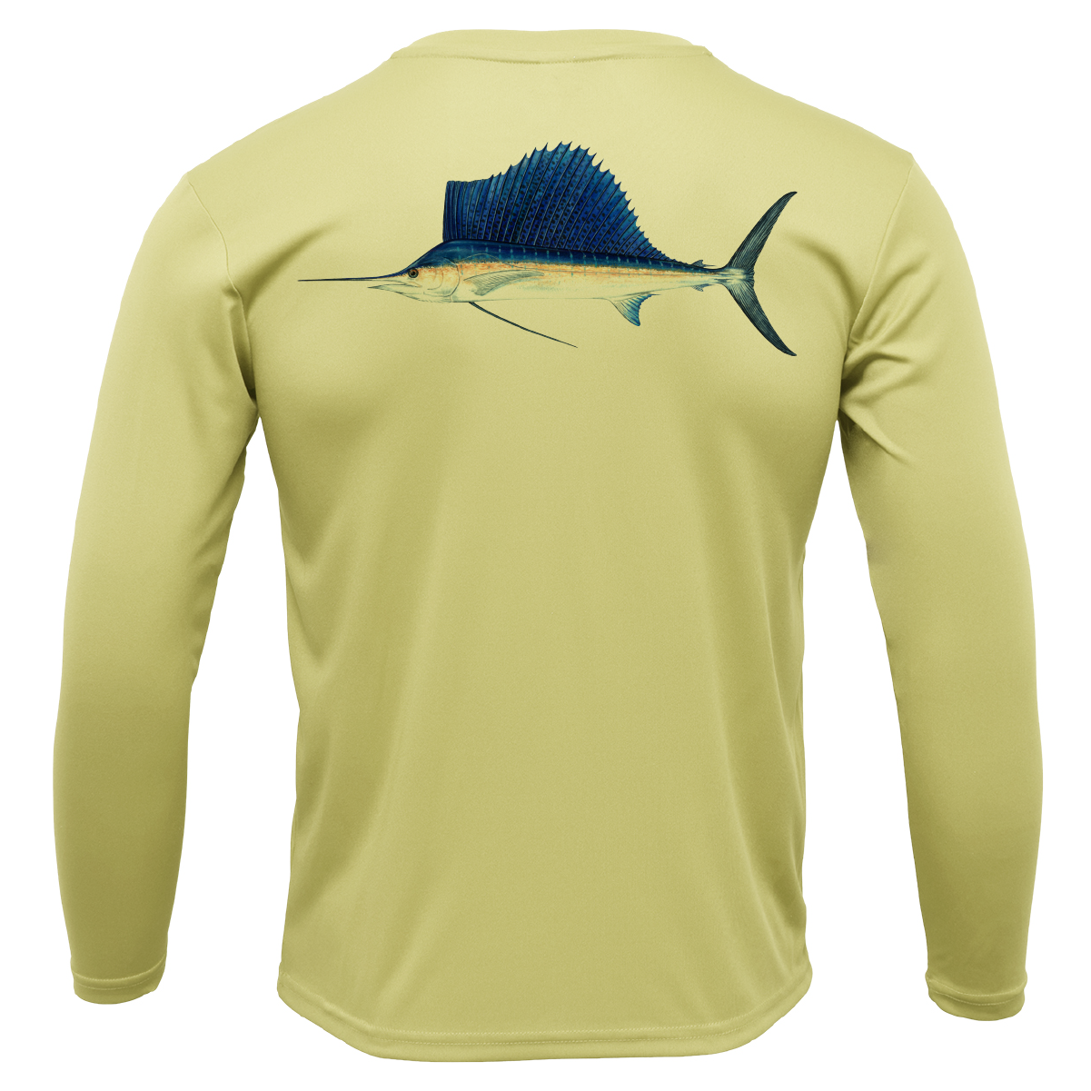 Key West, FL Sailfish Long Sleeve UPF 50+ Dry-Fit Shirt