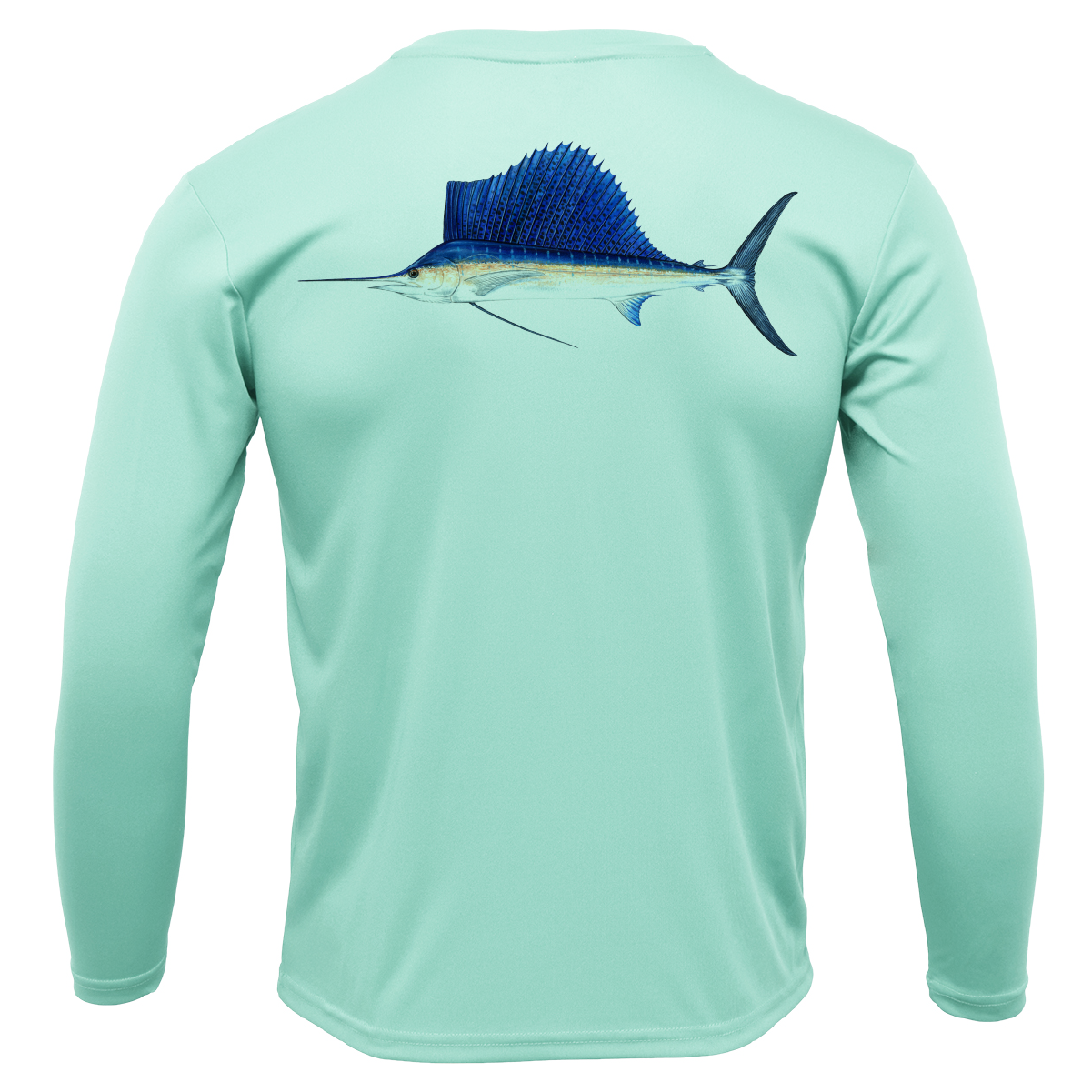 Key West, FL Sailfish Long Sleeve UPF 50+ Dry-Fit Shirt