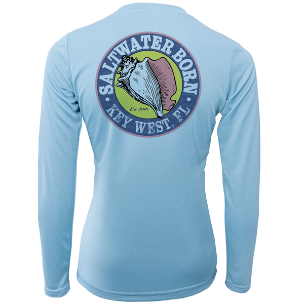 Key West Florida Girl Long Sleeve UPF 50+ Dry-Fit Shirt
