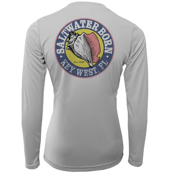 Key West "Born On The Saltwater" Long Sleeve UPF 50+ Dry-Fit Shirt