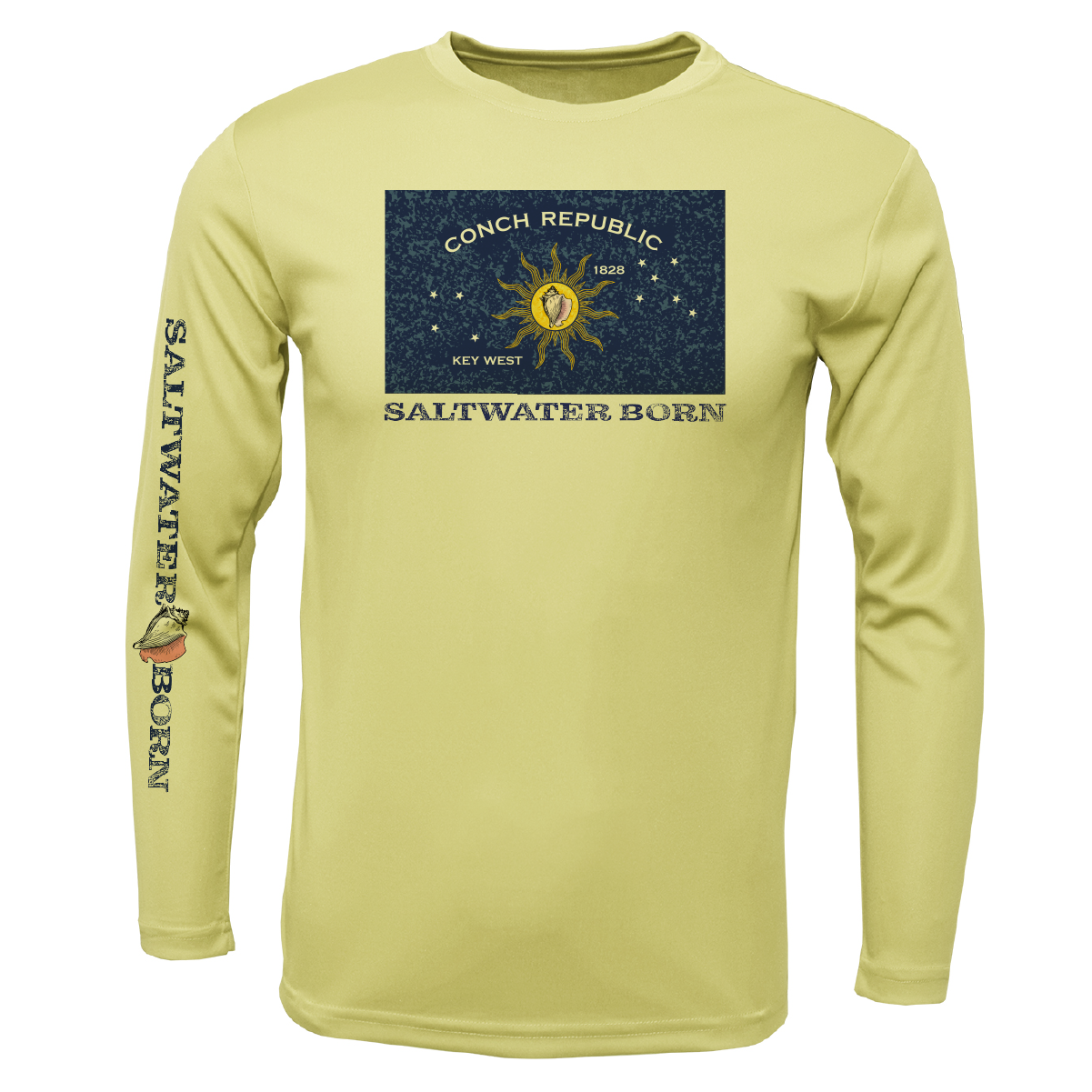 Conch Republic Men's Long Sleeve UPF 50+ Dry-Fit Shirt