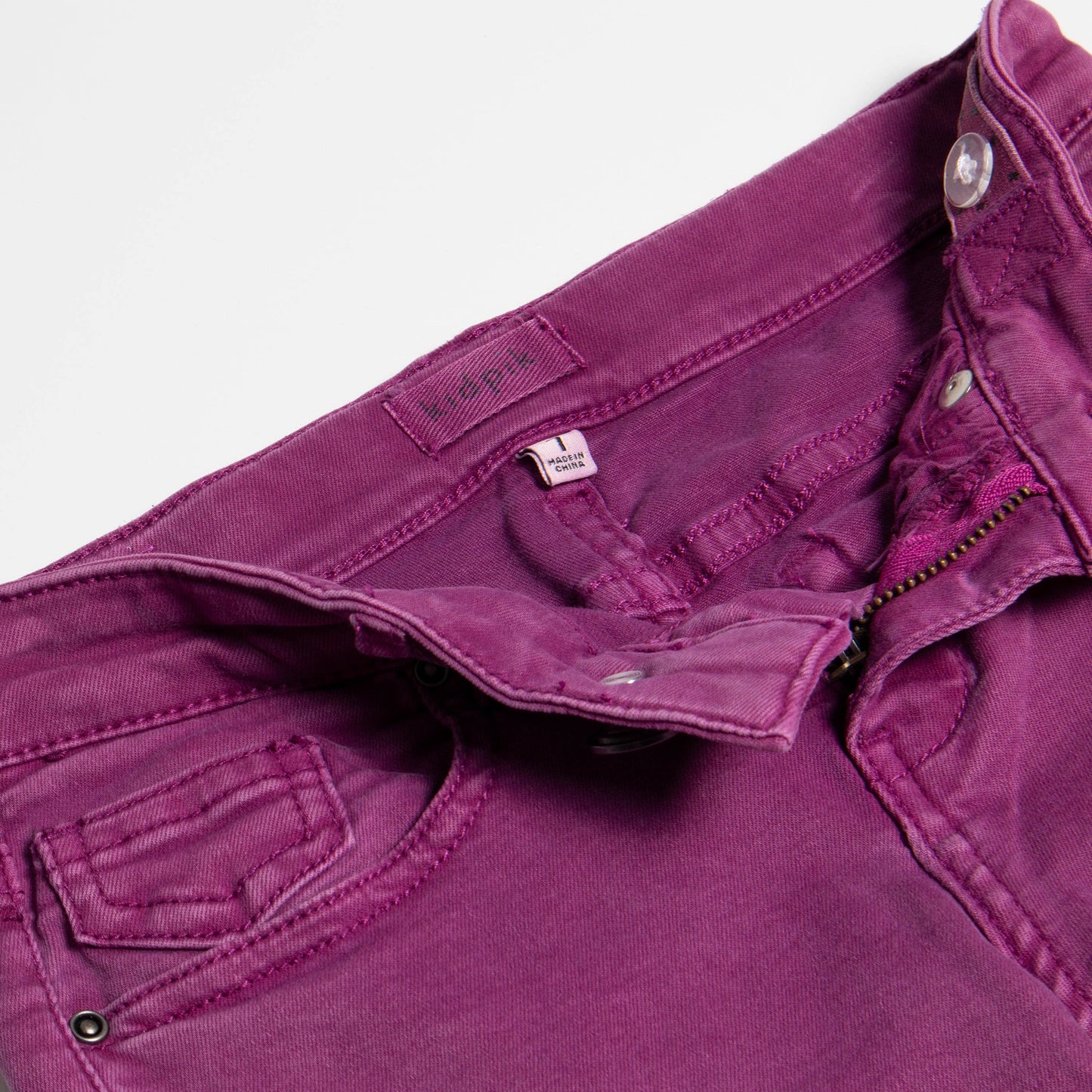 Kidpik - Cuffed Skinny Pant: Aqua Haze / 16