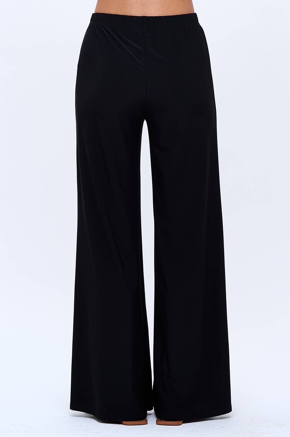 Jostar - HIT Palazzo Pants-5045HT-ARS1: Black / S