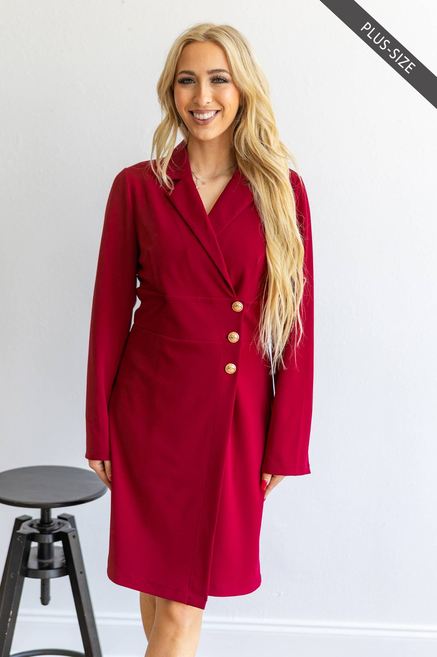 Dear Scarlett - Comfortable Ponte Dress : Olive
