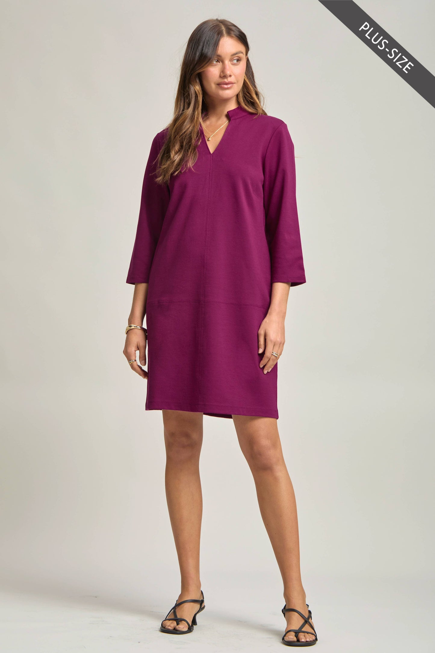 Dear Scarlett - PLUS SIZE Magic  A-Line Dress: Red