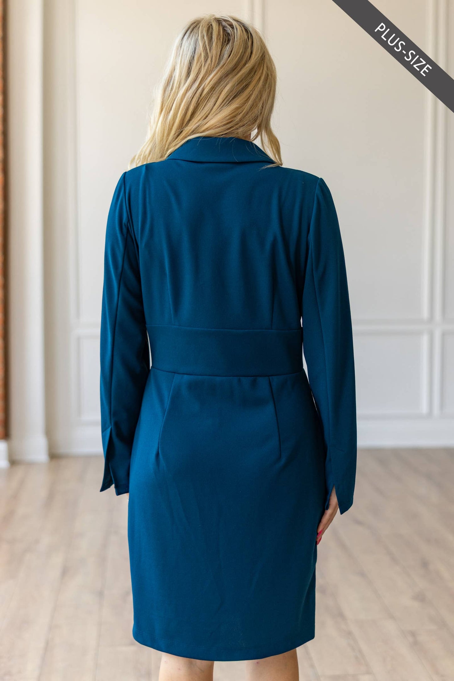 Dear Scarlett - Comfortable Ponte Dress : Olive
