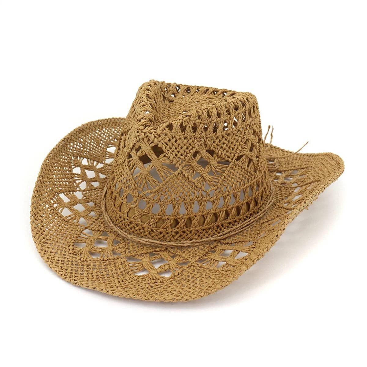 Syrrios Gifts LLC - Western Cowboy Cowgirl Straw Hat Sun Summer Beach Party: Blue