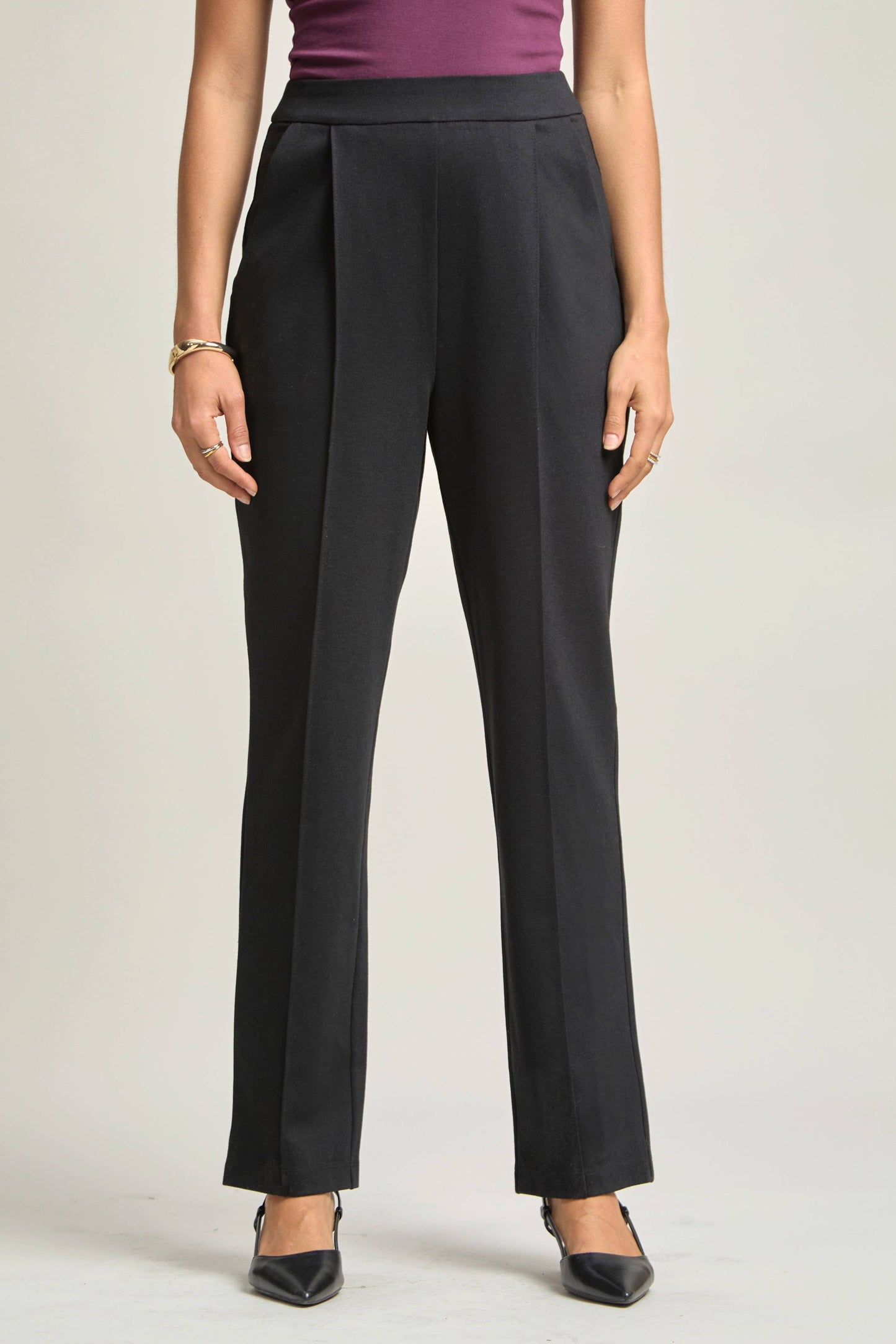 Dear Scarlett - Magic High-Rise Barrel Pants: Black / M