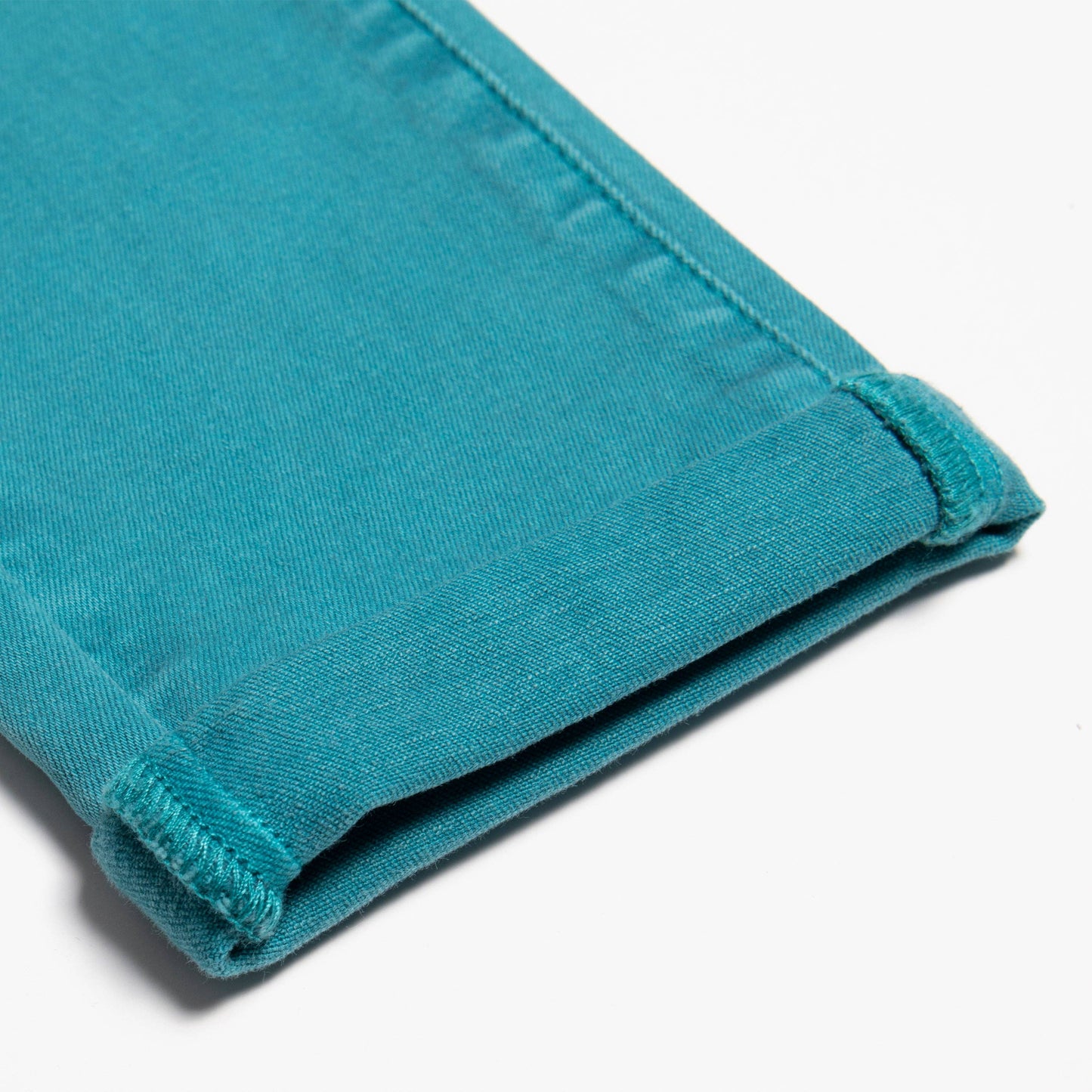 Kidpik - Cuffed Skinny Pant: Aqua Haze / 14