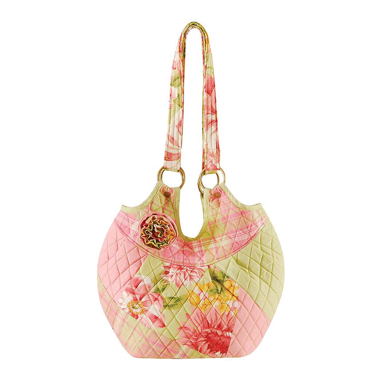 C&F Home - SALE Primavera Pink Floral Shoulder Sack Purse