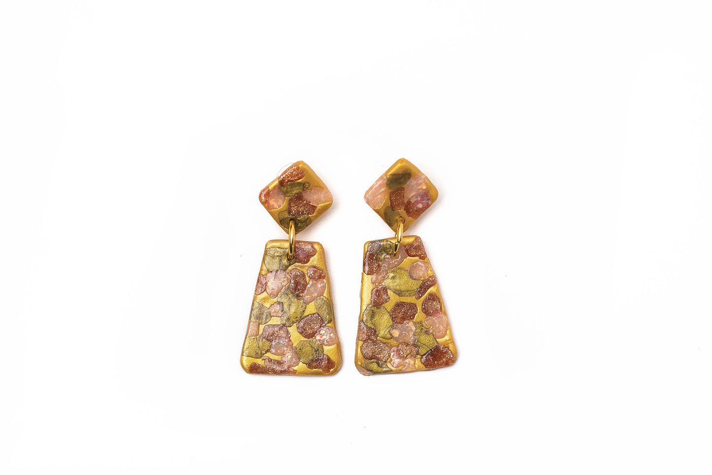 Hidden Truth Jewelry - Gold, Rose Gold, Bronze & Opal Double Dangles
