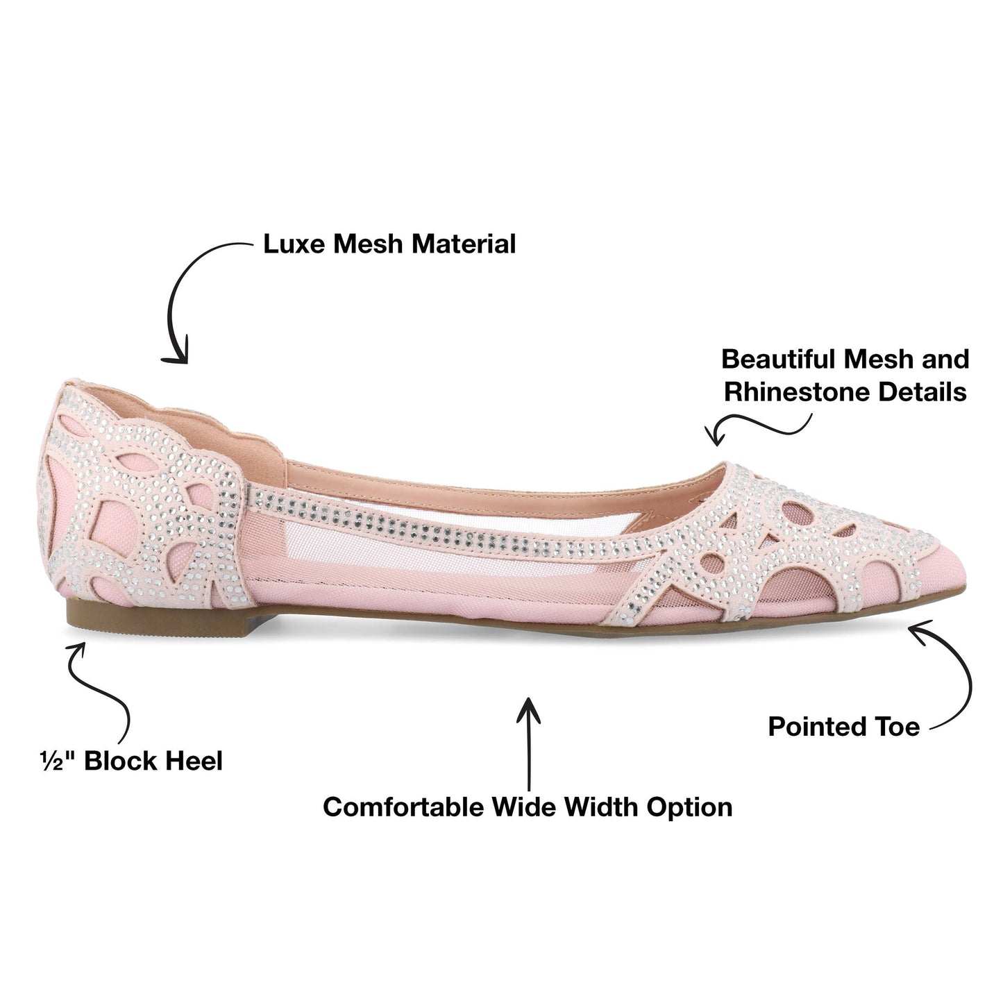 Journee Collection - Women's Batavia Flat: Grey / 8
