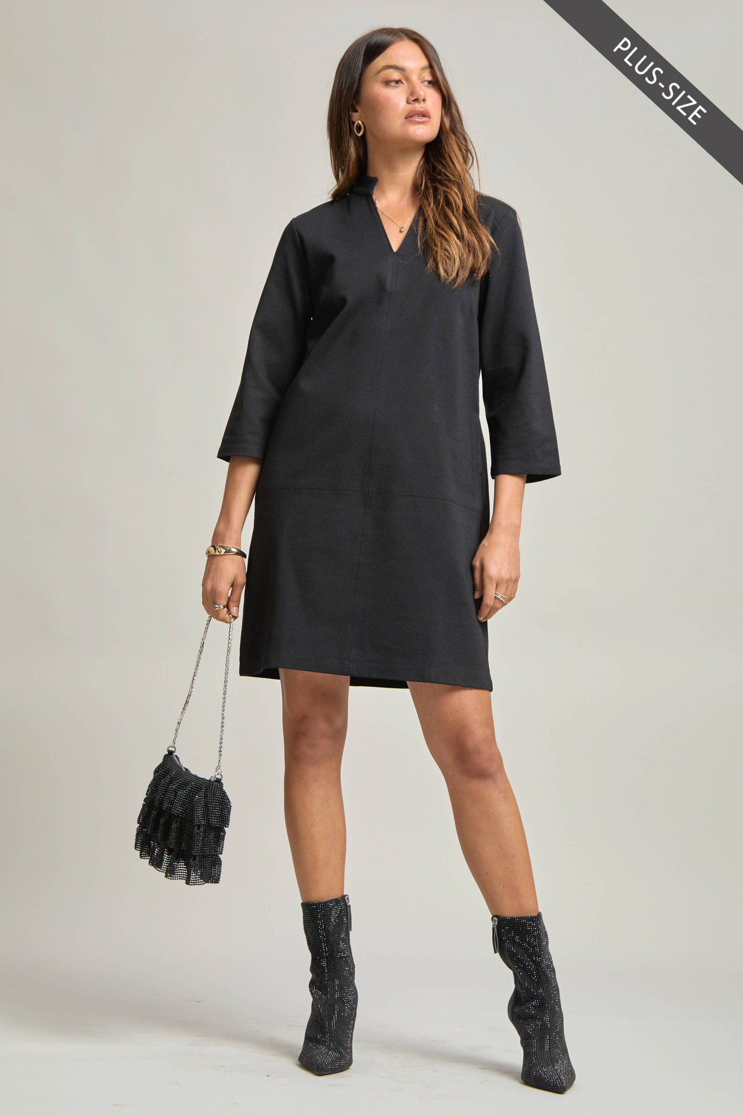 Dear Scarlett - PLUS SIZE Magic  A-Line Dress: Red