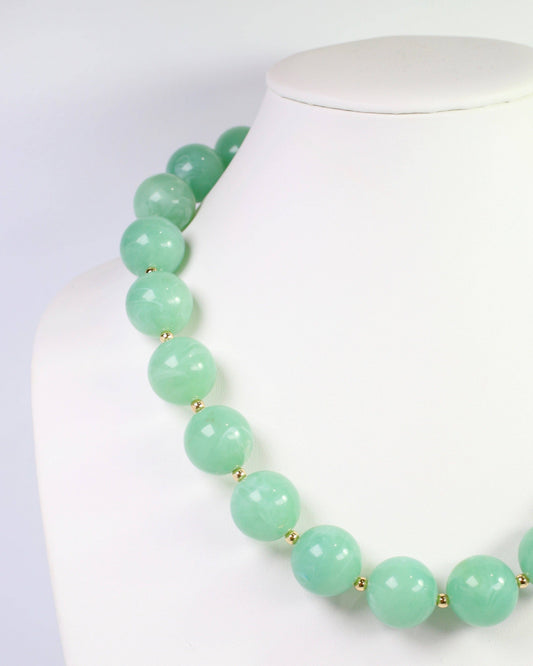 Caroline Hill - Tarrytown Marble Beaded Necklace Mint: Default