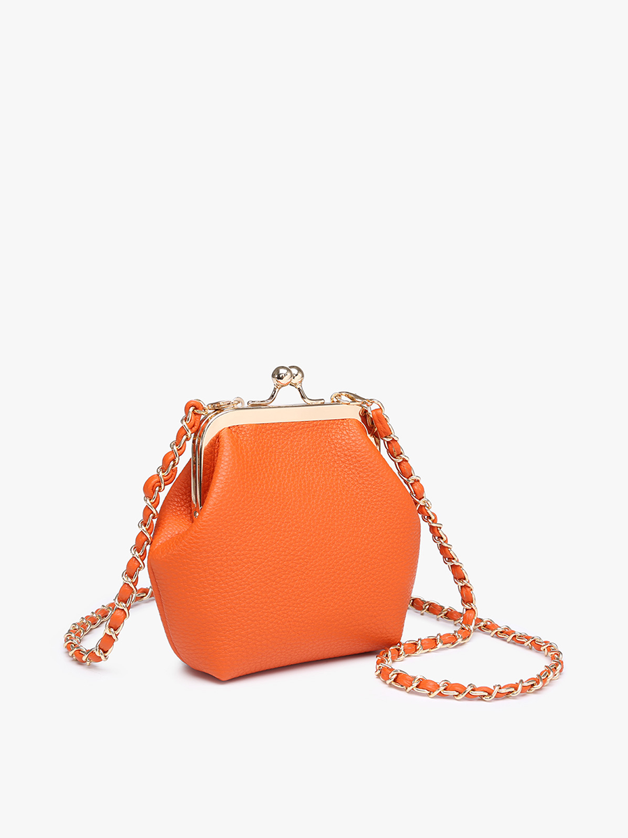 Jen & Co. - CP2338 Cleo Coin Pouch Crossbody: Orange