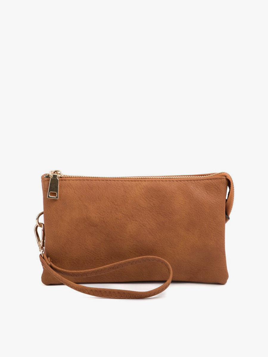 Jen & Co. - M013 Riley Monogrammable 3 Compartment Crossbody/Wristlet: Valentine